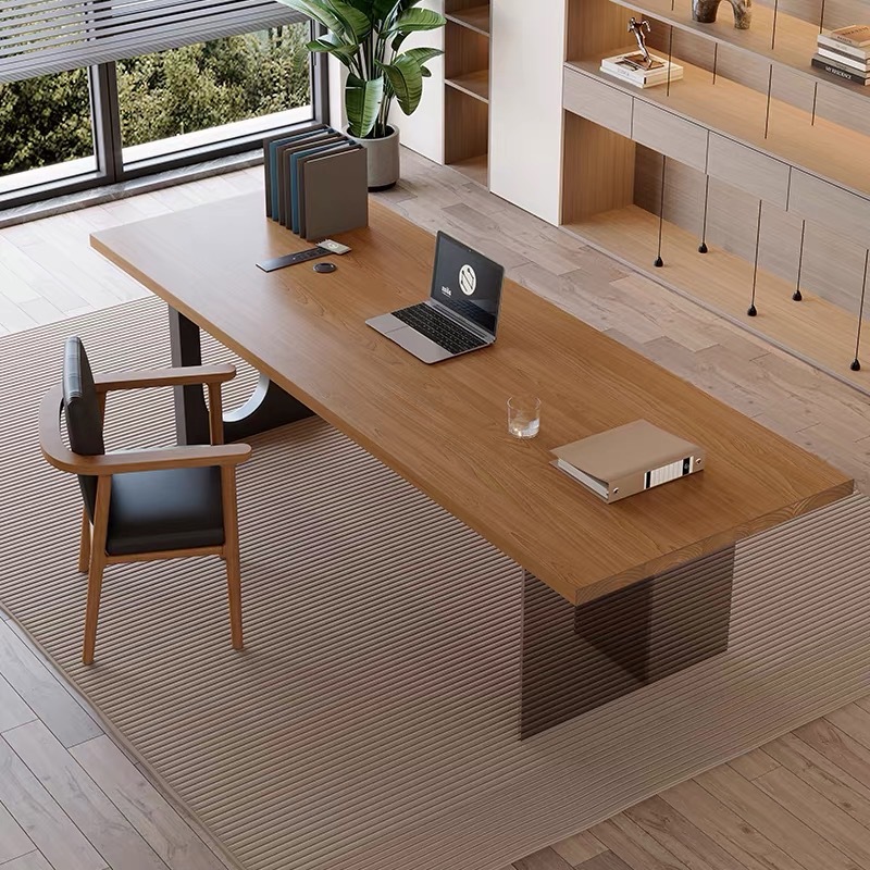 Office Furniture - 이탈리아 아크릴 플로팅 목재 사무실 책상
