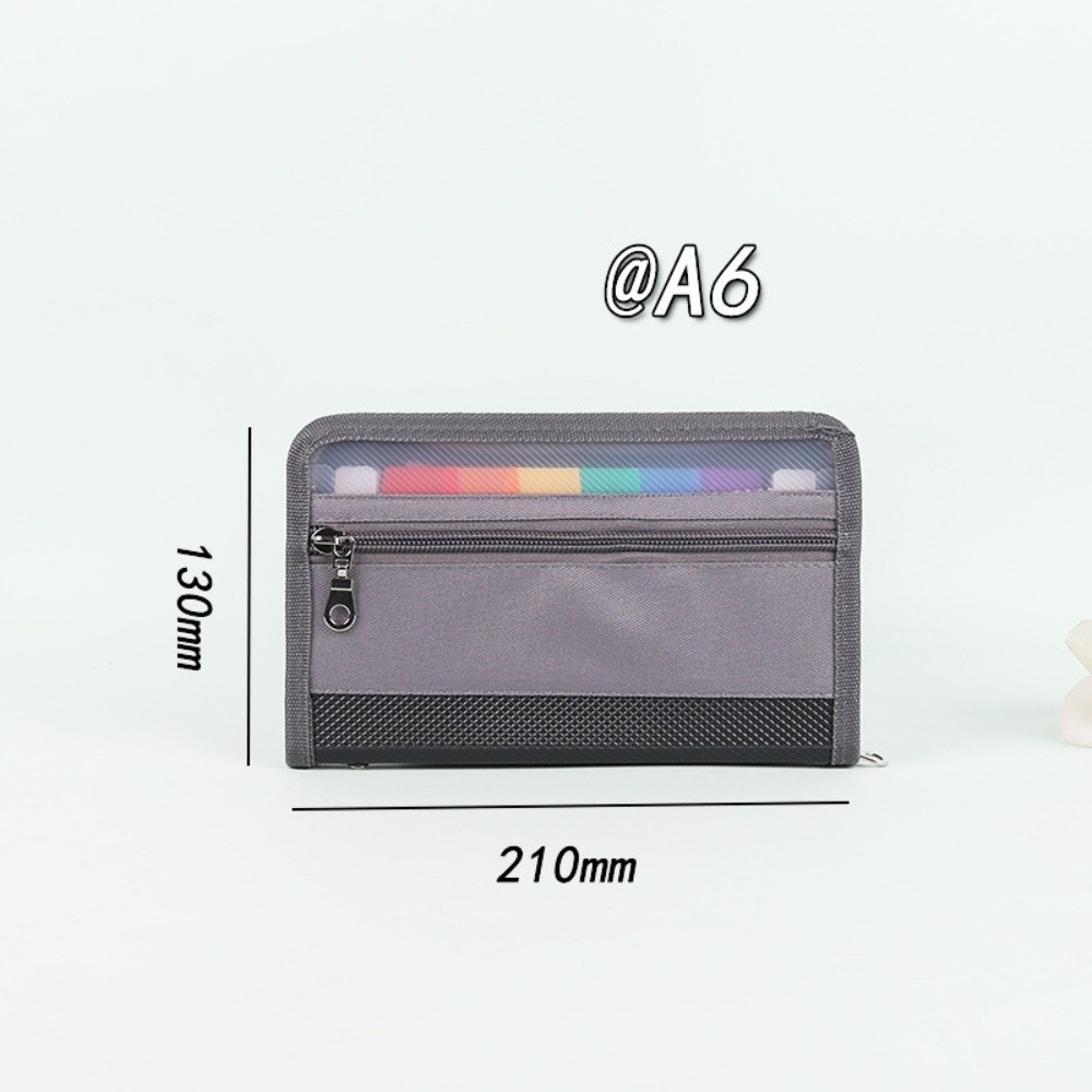 Expandable Accordion File Folder 13 Pockets - 13칸 확장형 파일 폴더, 13겹의 무지개색