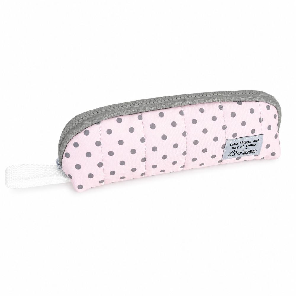 세련된 디자인의 물방울무늬 연필 케이스, 한국 스타일의 - Aesthetic Large Pencil Case Pouch 리뷰 및 가격