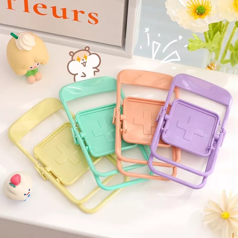귀여운 의자 모양 휴대폰 거치대, 창의적인 데스크탑 정 - Desk Accessories 리뷰 및 가격